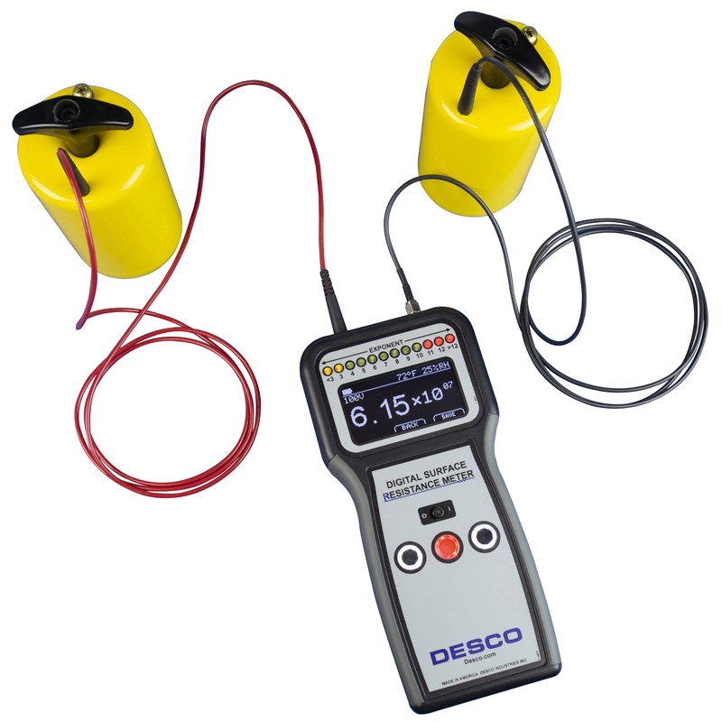 Digital Surface Resistance Meter Kit Desco Model 19290 Digital Surface Resistance Meter Kit Desco Model 19290